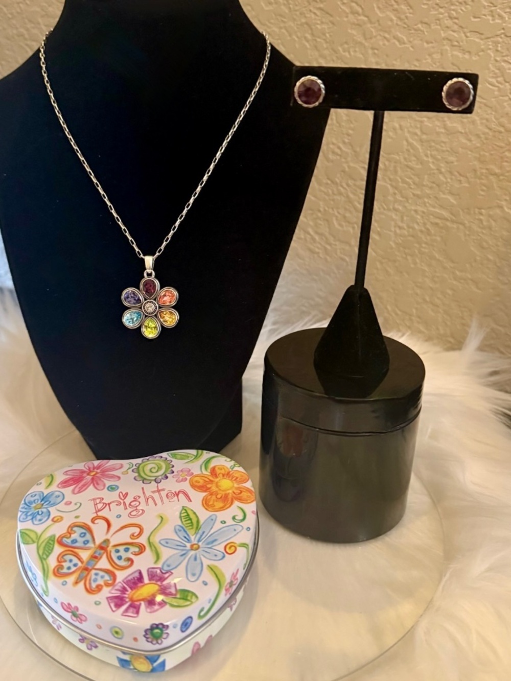 Brighton Bellissima Reversible Necklace and Earrings
